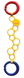 Подвесная игрушка "Кольца O-Link", желтый