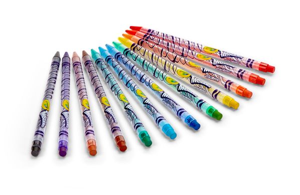 Набір олівців "Твіст" з ластиком, (що викручуються та стираються), 12 шт