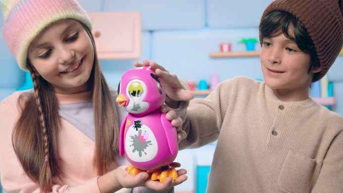 Інтерактивна іграшка "Врятуй Пінгвіна" рожева