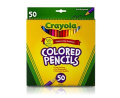 Набір кольорових олівців, 50 шт