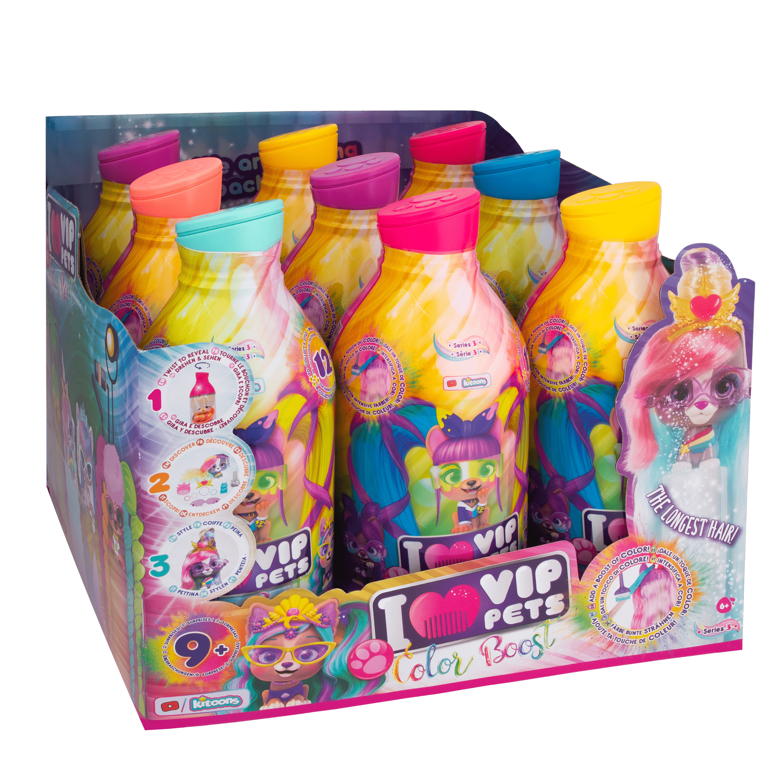 Модные щенки vip. Фигурка IMC Toys VIP Pets Color Boost, модные щенки 13 видов в коллекции.