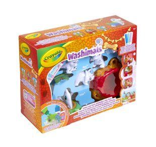 Washimals Набор для творчества "Остров динозавров", 4 животных